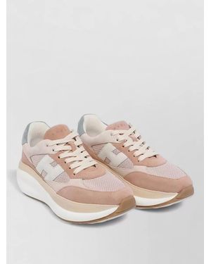 Hogan Leather Low-Top Trainers - Natural