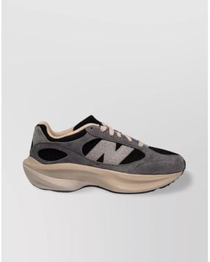 New Balance Mesh And Suede Runner Trainers - Natural