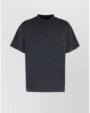 Balenciaga Crew-Neck Cotton T-Shirt With Distressed Graphic Print - Black