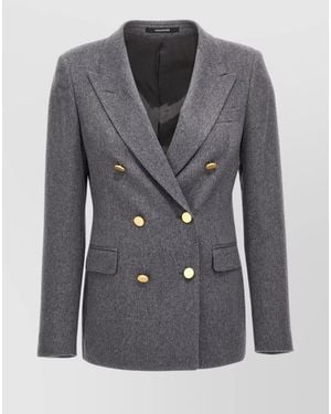Tagliatore Paris Blazer Jacket Buttons - Gray