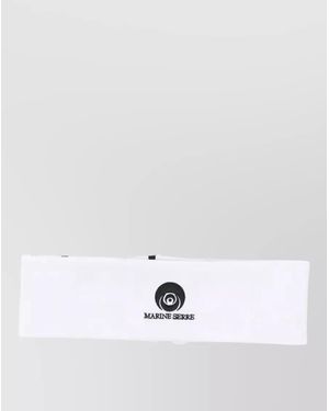 Marine Serre Moon Motif Reversible Stretch Headband - White