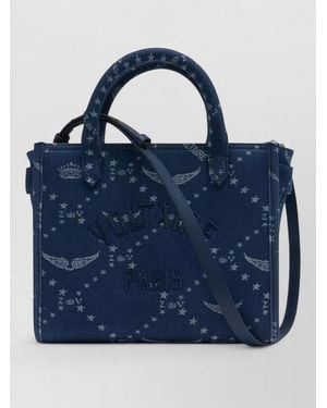 Zadig & Voltaire Cotton Cross-Body Bag - Blue