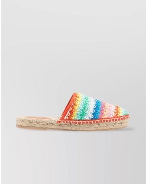 Alanui Striped Espadrilles - Pink