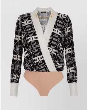 Elisabetta Franchi Silk Blouse - Black