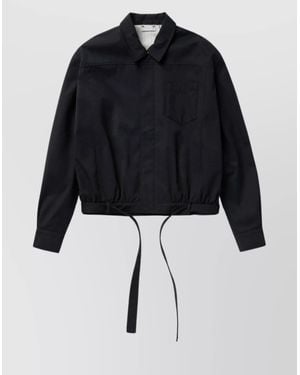 1989 STUDIO Short Trench Jacket - Blue