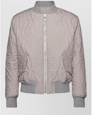 Ferragamo Polyester Bomber Jacket - Gray