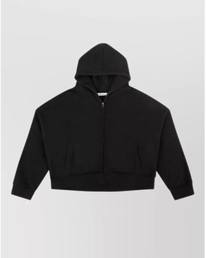 Entire studios Eternal Hooded Jacket Long Sleeve Pockets - Black