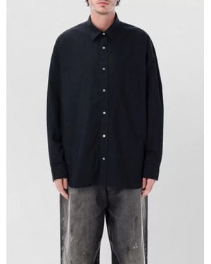 Acne Studios Soffia Shirt Long Sleeves Buttoned Cuffs Pocket - Blue
