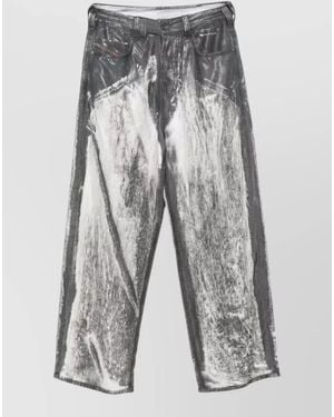 DIESEL 1997 Denim Regular Fit Five Pocket Trousers - Grey