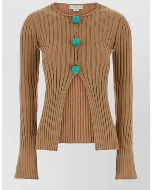 Stella McCartney Cotton Cardigan - Brown