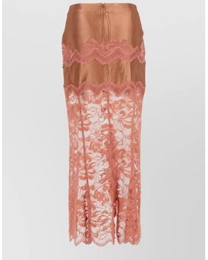 Rabanne Fitted Skirt - Orange