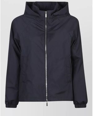 Moorer Cylia Stp Hood Down Jacket Elastic - Blue