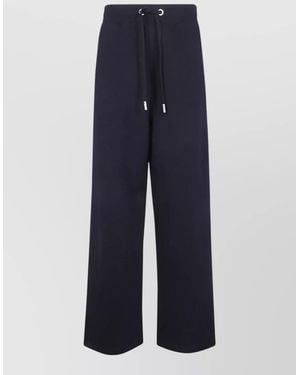 Ami Paris Jogging Trousers Ami De Coeur Logo - Blue