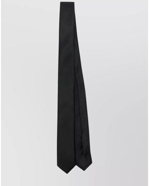 Lardini Polyester Tie - White