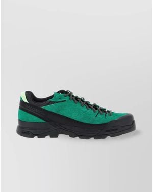Salomon Textile X-Alp Suede Low-Top Trainers - Green