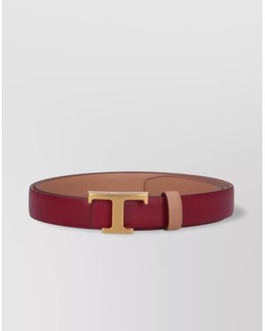Tod's Reversible Double-Sided Belts - Red