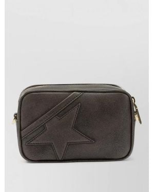 Golden Goose Star Motif Mini Crossbody Chain Bag - Grey