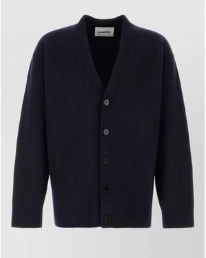 Jil Sander Wool Cardigan - Blue