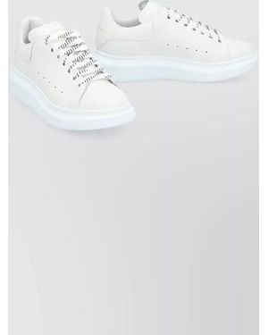 McQueen Leather Chunky Trainers - White