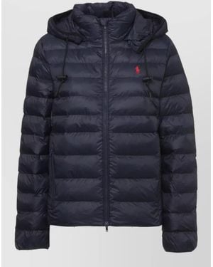 Ralph Lauren Water-Resistant Packable Puff Hooded Jacket - Blue