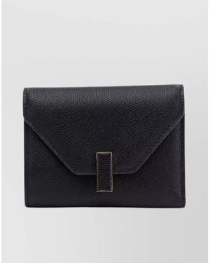 Valextra Leather Wallet - Black