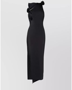 Coperni Flower Gown - Black
