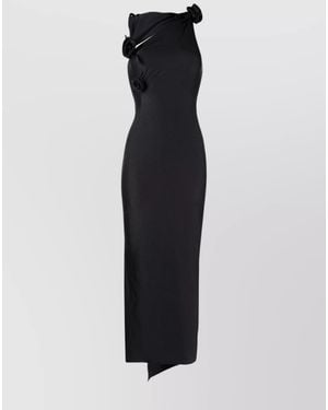 Coperni Flower Gown - Black
