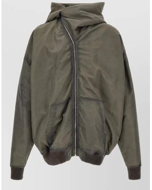 Rick Owens Oversized Hooded Puffer Jacket - Grey