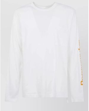 OAMC Peacemaker Long Sleeve T-Shirt Pocket Crew - White