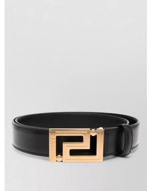 Versace Leather Belt - Black