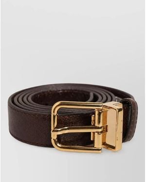 Dolce & Gabbana Leather Belt - Brown