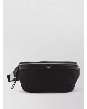 Saint Laurent Canvas Belt Bag - Black