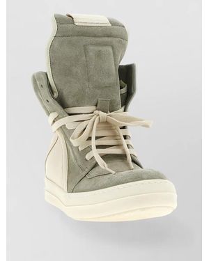 Rick Owens Leather Geobasket Boots - Multicolor