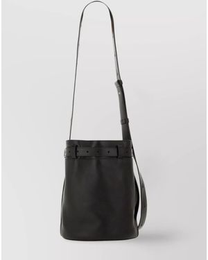 Moschino Tie Me Bucket Bag - White