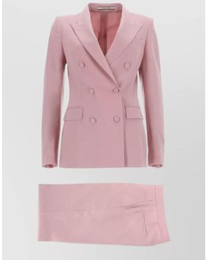 Tagliatore Virgin Wool Two-Piece Suit - Pink