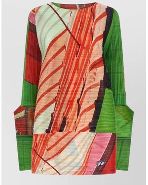 Pleats Please Issey Miyake Dress - Red