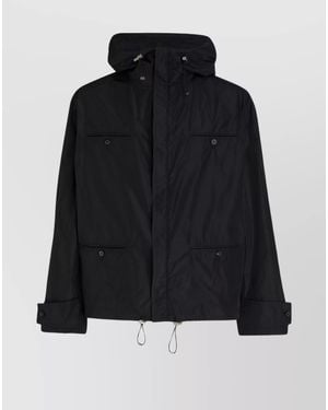 Ferragamo Hooded Jacket - Black