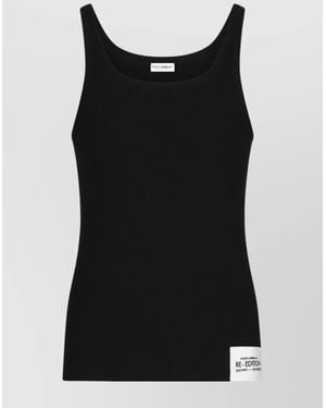 Dolce & Gabbana Cotton Tank Top - Black