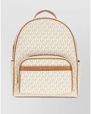 Michael Kors Bex Coated Canvas Backpack - Natural