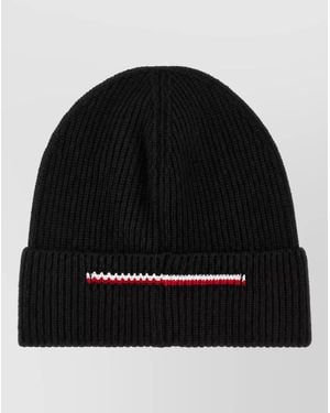 Moncler Virgin Wool Beanie - Black