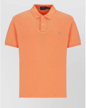 Ralph Lauren Cotton Short-Sleeve Polo Shirt - Orange