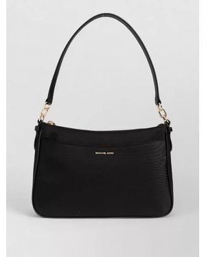 Michael Kors Shoulder Bag Clutch Tone Hardware Strap - Black