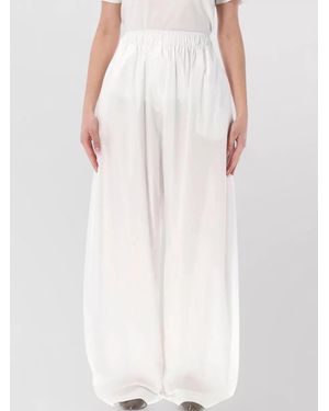 Thelatest Dora Wide Leg Relaxed Fit Pants - White