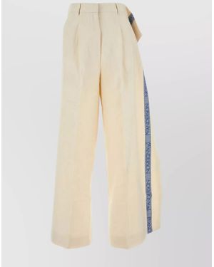 JW Anderson Wide-Leg Pants - Natural