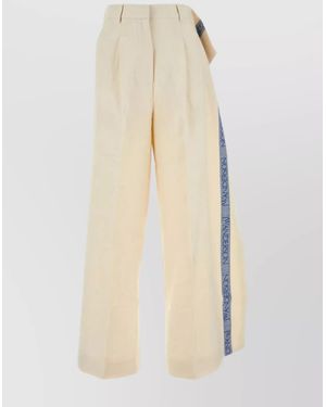 JW Anderson Wide-Leg Trousers - Natural