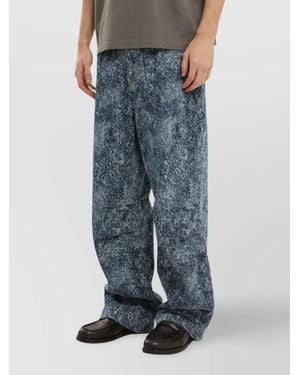 1989 STUDIO Denim Wide-Leg Trousers - Blue