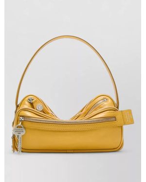 Acne Studios Leather Mini Shoulder Bag - Yellow
