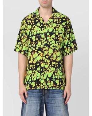 Martine Rose Bold Print Abstract Pattern Shirt - Green