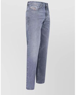 DIESEL Straight-Leg Trousers - Blue