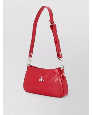 Vivienne Westwood Tasha Leather Clutch Bag - Red